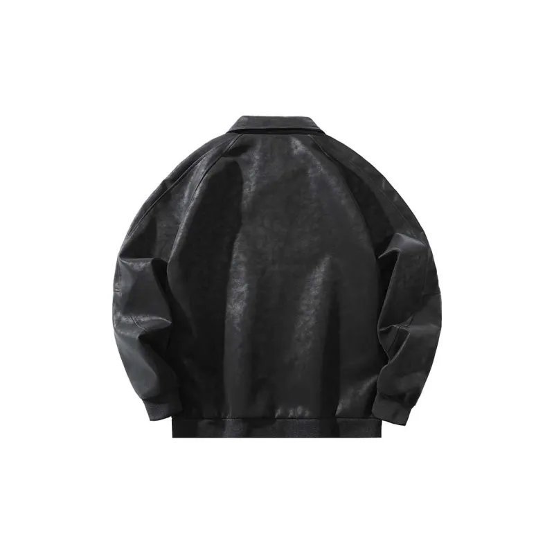 FAX FOR FMACM x For People Leather Jacket Unisex-1