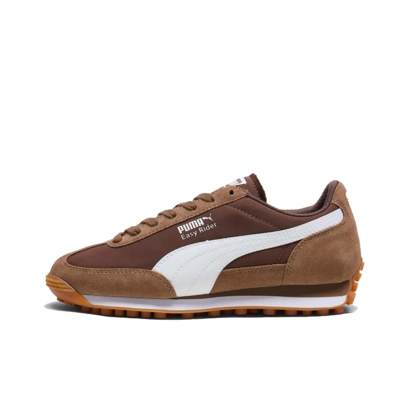 PUMA Easy Rider Abrasion Resistant Low Top Casual Shoes Women's Brown-0
