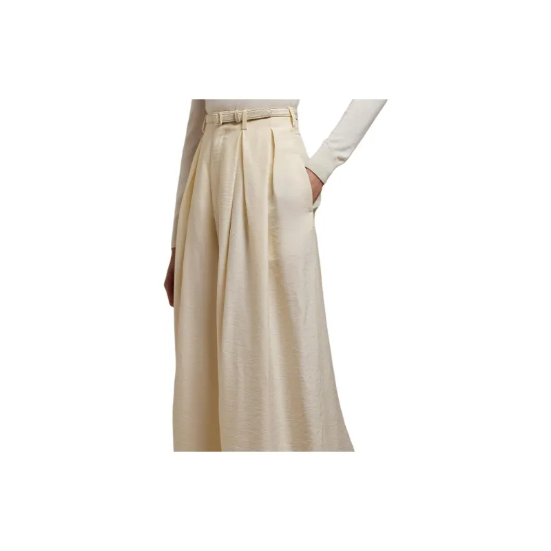 Ralph Lauren Collection SS24 Casual Pants Women's Beige-4
