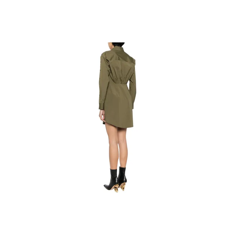 VERONICA BEARD Rae Stretch-cotton Mini Shirtdress-2
