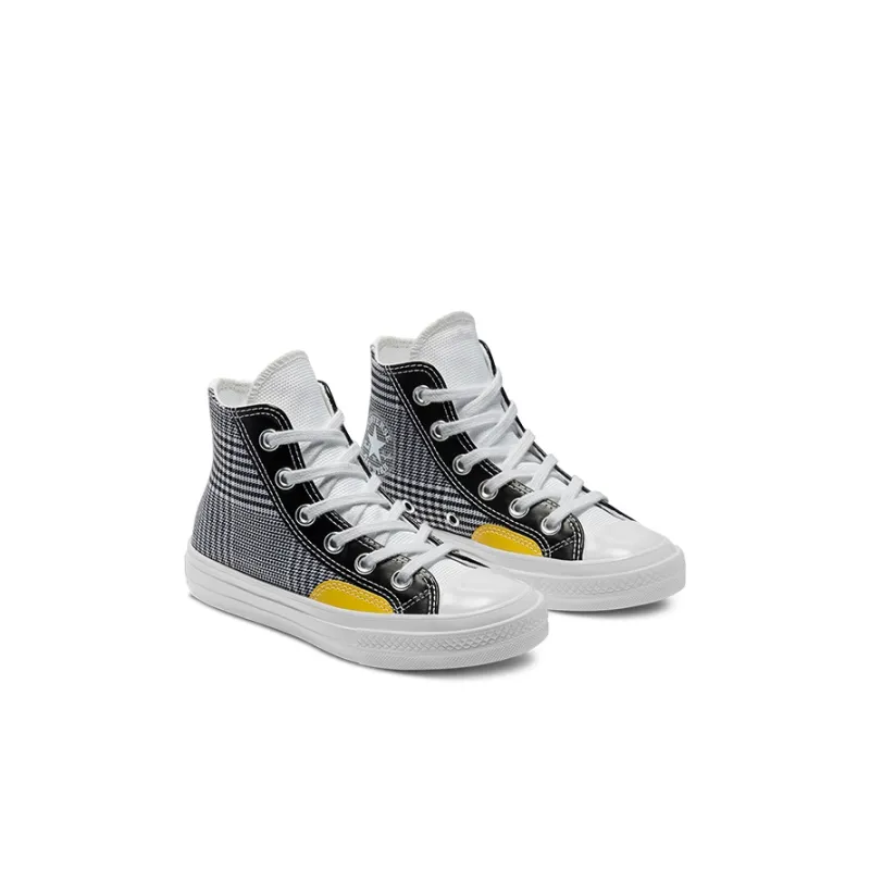 Converse Chuck Taylor All Star Anti Slip Wear Resistant High Top Kids Canvas Shoes White Yellow Black Kids'-2