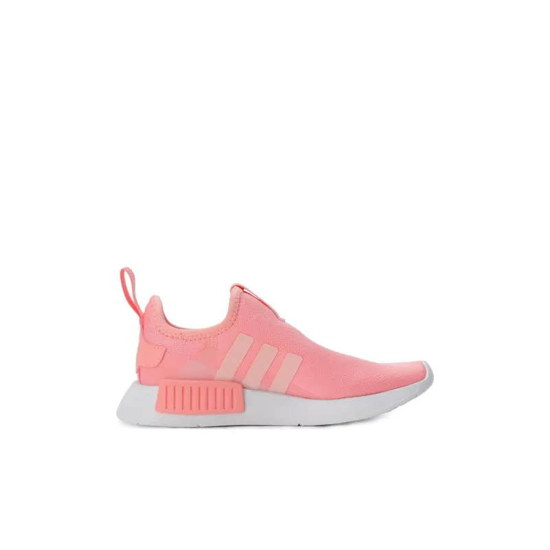 Adidas Originals NMD 360 C Non-slip Lightweight Low-Top Running Shoes Pink White Children Aged 3-7 Years Old-1