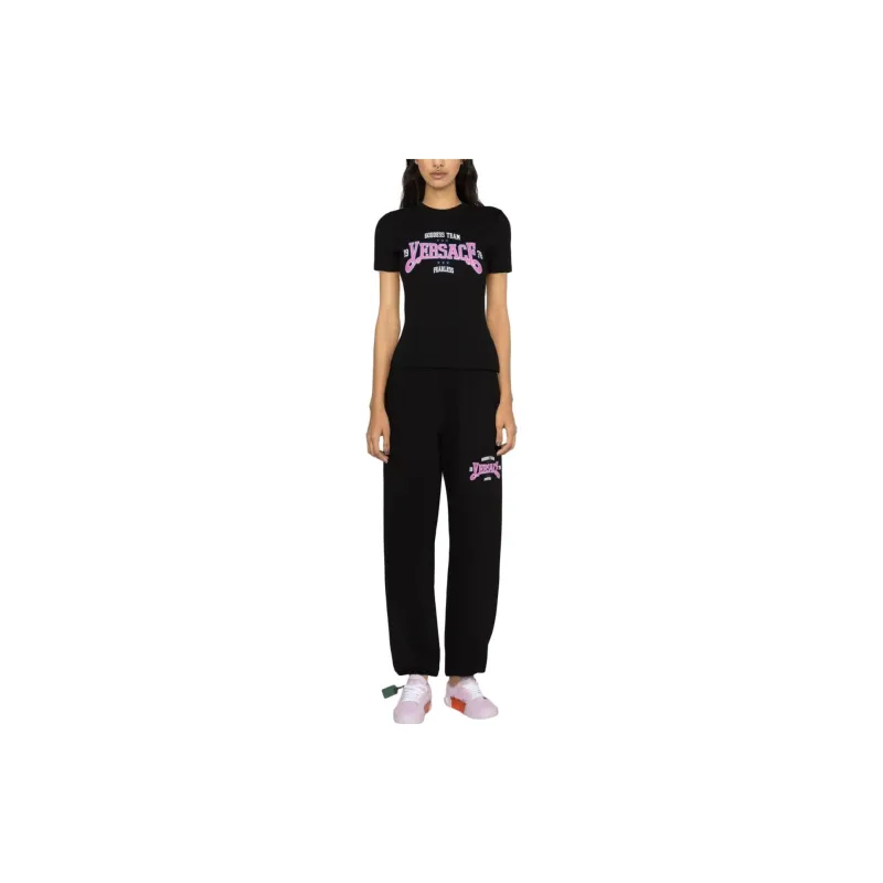 VERSACE Logo print Track Pants-1