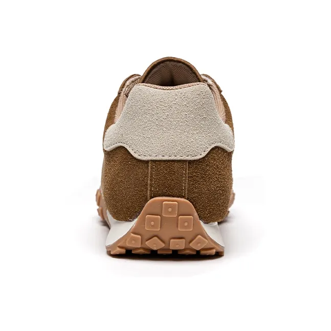 EXULL Q Soft Soled Vintage German Army Trainers Wear Resistant Slip Resistant Low Top Casual Shoes Women's Camel-3