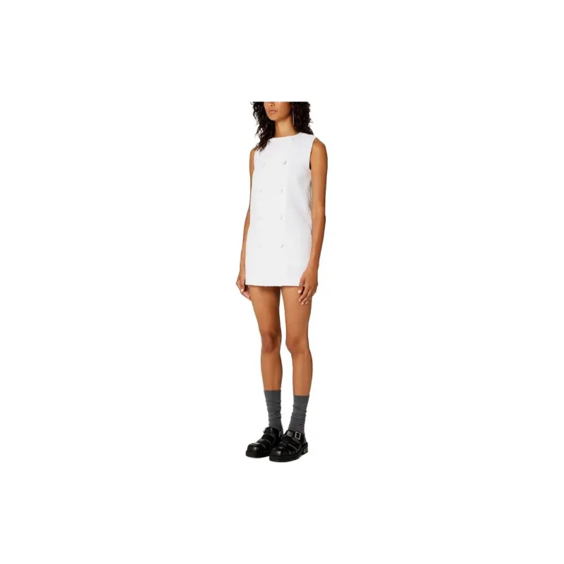 AMIPARIS Sleeveless Dress Women's Natural White-2