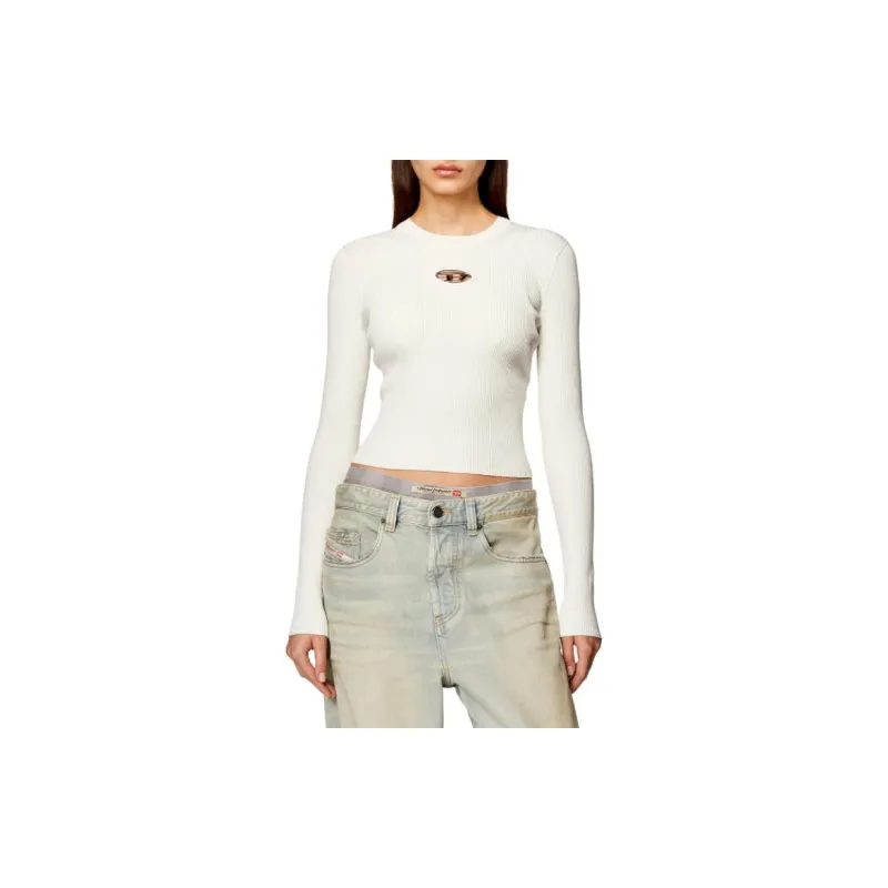 DIESEL M Valary Knit Shirt 'White'-1