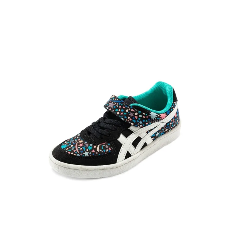 Onitsuka Tiger GSM Anti Slip Wear Resistant Low Top Kids' Skateboarding Shoes Black Print Children Aged 3 7 Years Old-2