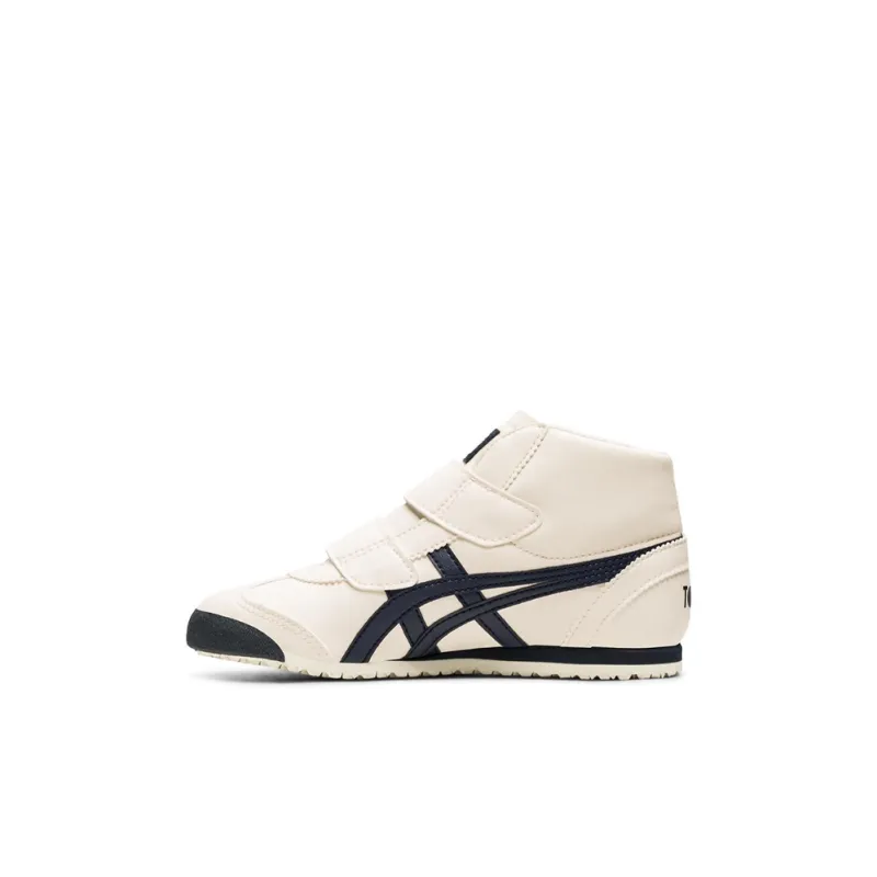 Onitsuka Tiger MEXICO 66 Abrasion Resistant Mid Top Kids Lifestyle Shoes Ecru Children Aged 3 7 Years Old-0