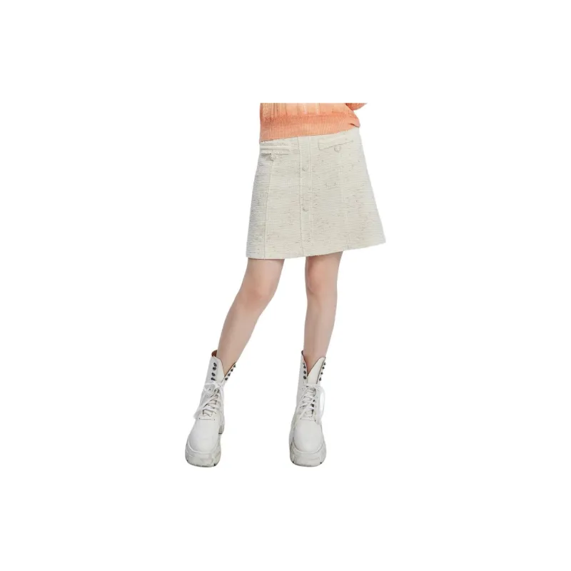 XG Casual Short Skirts Women's White-1