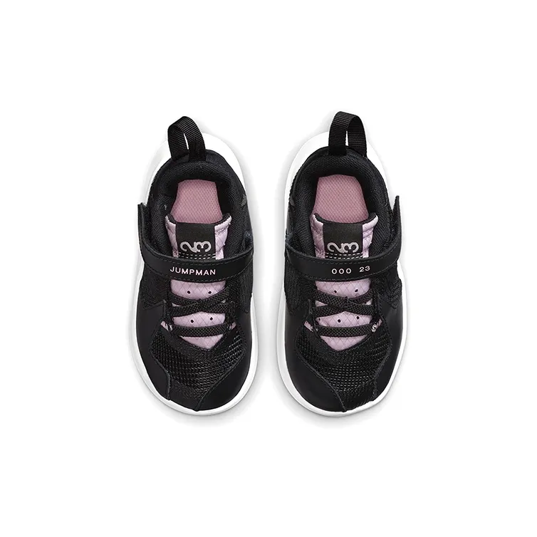 Jordan Delta Abrasion Resistant Breathable Support Low Top Sports Casual Shoes Black Purple Infant And Toddler-3