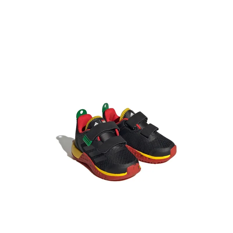 Adidas Sport Dna Low Top Sports Casual Shoes Black Red Yellow Infant And Toddler-2