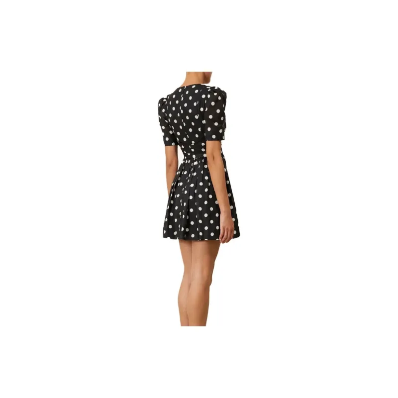 Zimmermann Polka Dot-print Linen Minidress-2