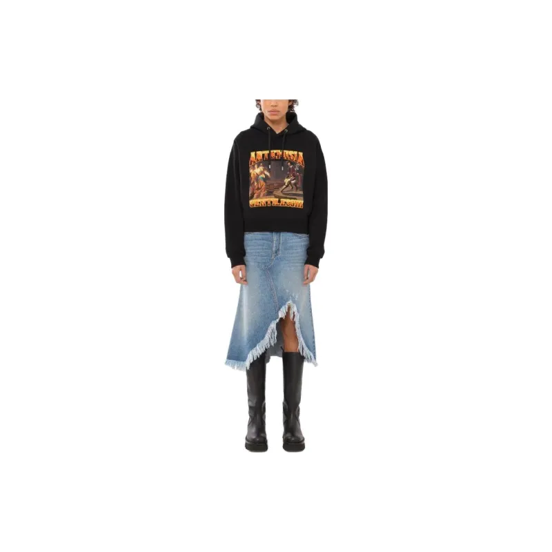 Chloé Graphic Printed Drawstring Hoodie-3
