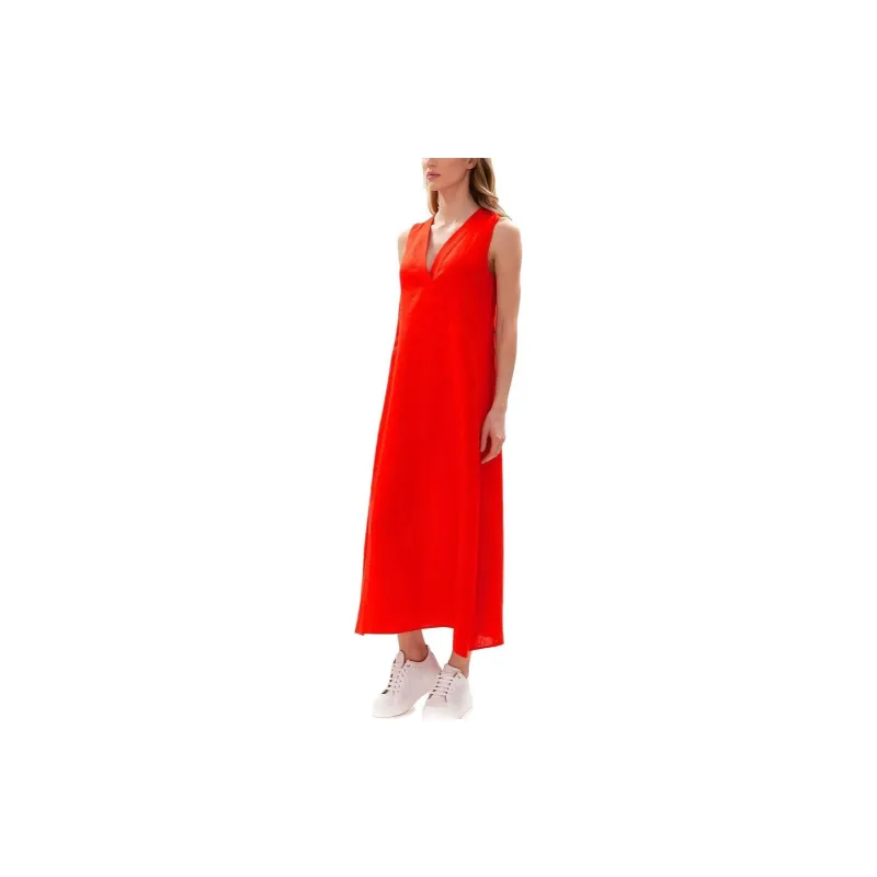MaxMara Sleeveless Dress Women's Red-3