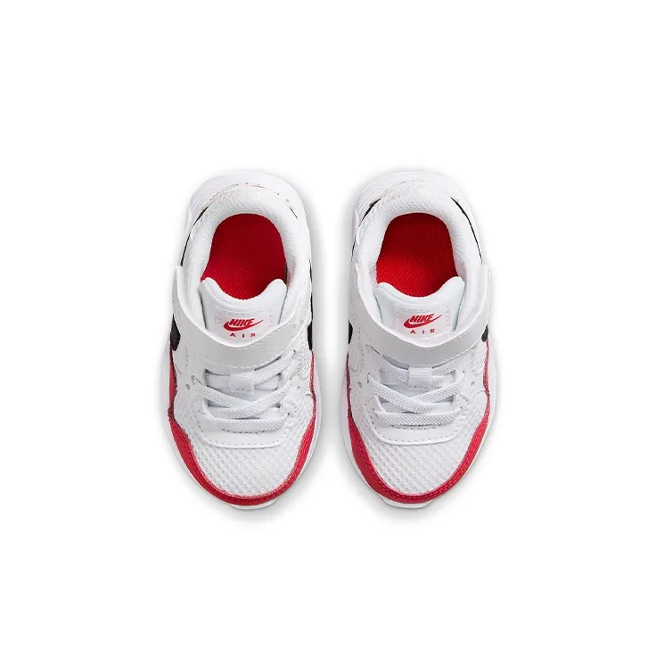 Nike Air Max SC Low Top Running Shoes White Red Black Infant And Toddler-3