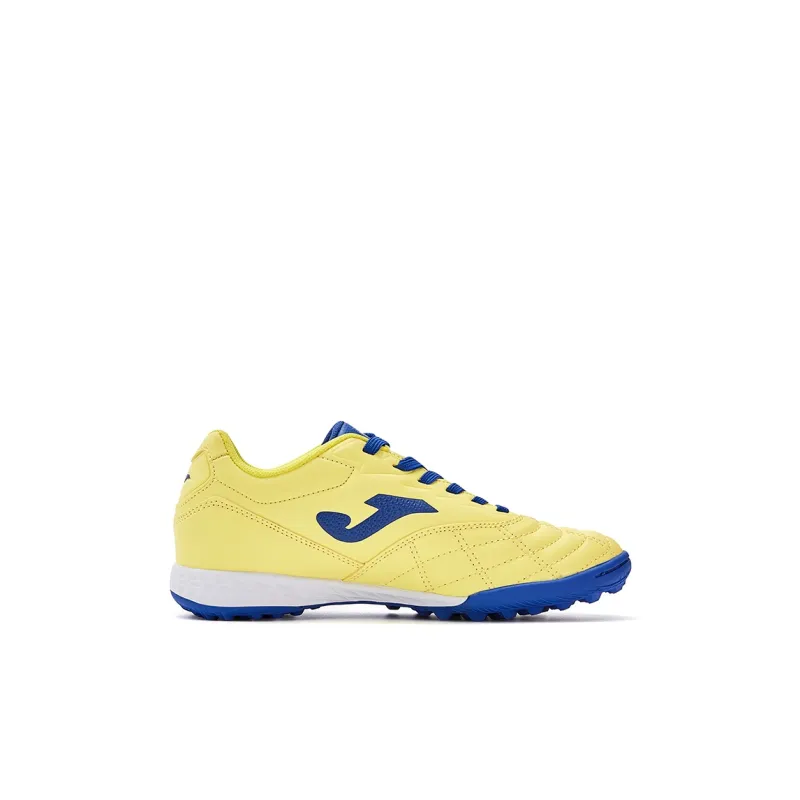 Joma Liga T1 Tf Anti Slip And Wear Resistant Coverage Low Top Kids' Soccer Shoes Yellow Blue Kids'-1