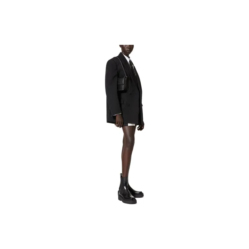 Valentino Double Breasted Long Sleeved Blazer-2
