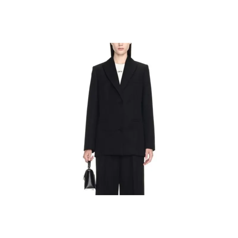 OFF-WHITE Single Breasted Tailored Blazer-1