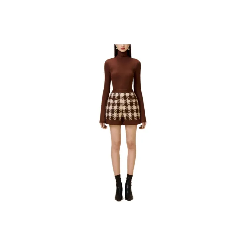 LOBBSTER Casual Shorts Women's Brown-1