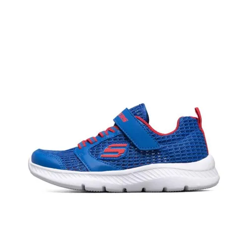 skechers Ayakkab Go Run 400 Slip Resistant Cushioning Abrasion Resistant Low Top Kids' Running Shoes Blue Red Teenagers