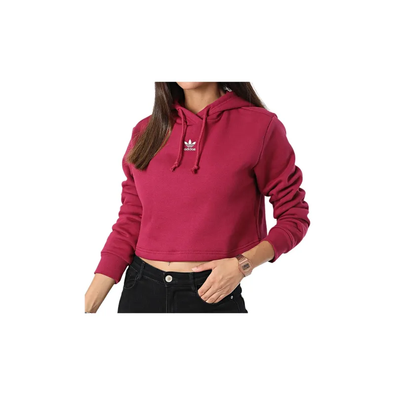 Adidas Sweatshirts Women's Deep Red-2