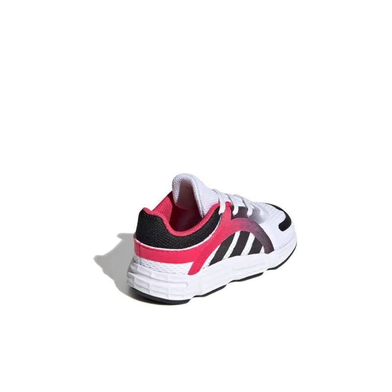 Adidas Originals Sonkei El I Abrasion Resistant Low Top Toddler Shoes Pink White Black Infant And Toddler-3