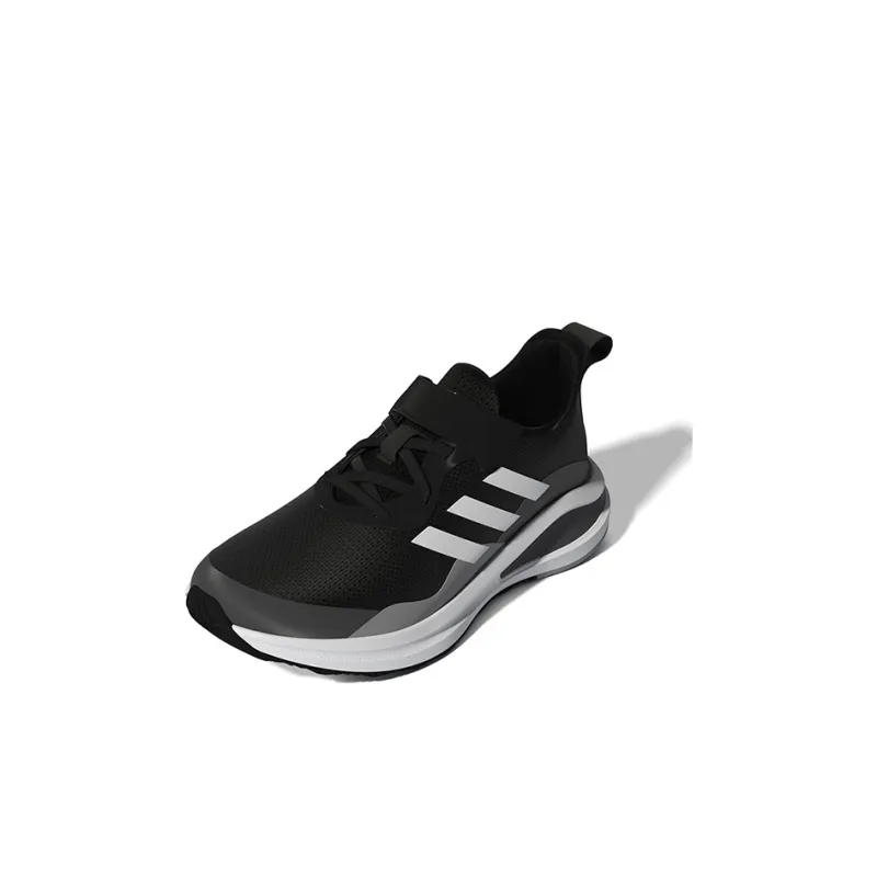 Adidas Fortarun El K Low Top Running Shoes Black White Kids'-1