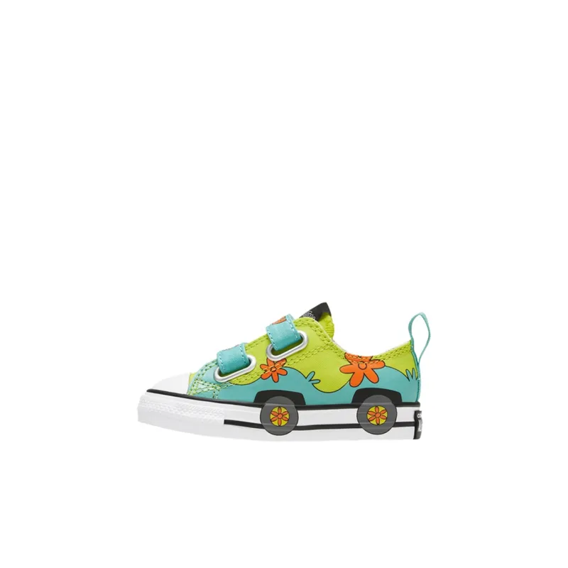 Converse All Star Series Anti-Slip Wear-Resistant Low-Top Toddler Shoes Turquoise Infant And Toddler-0