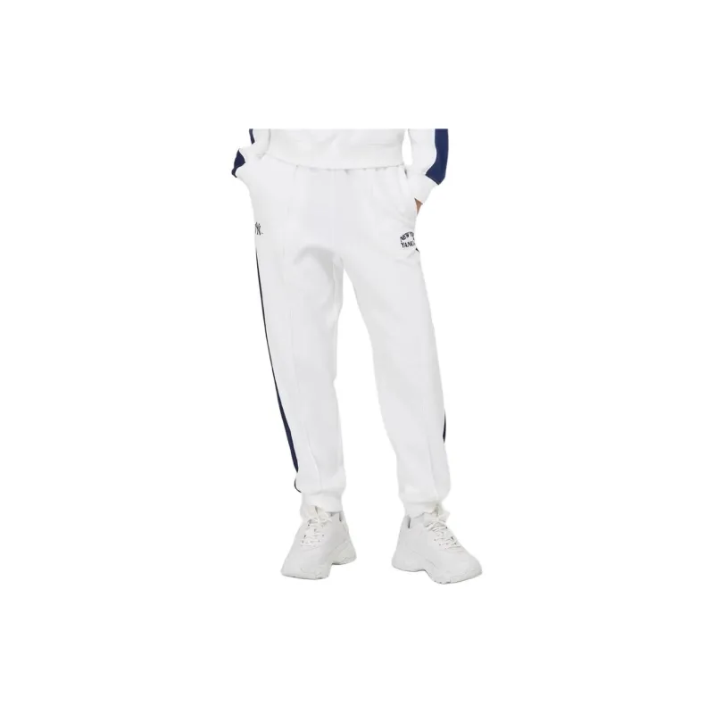 MLB New York Yankees Casual Pants Women's Ivory-3