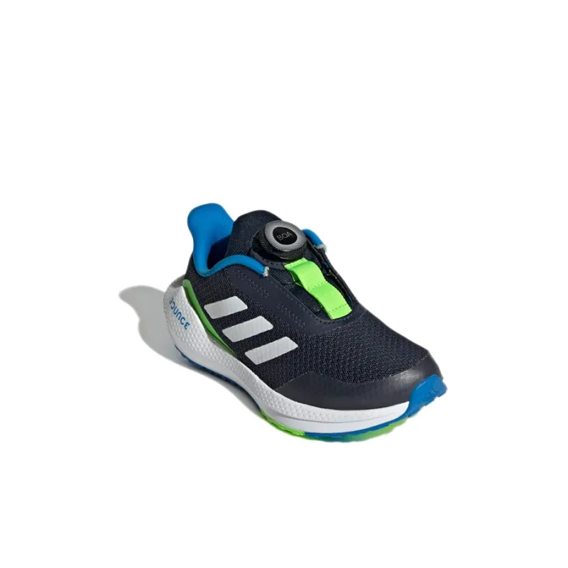 Adidas EQ21 Run Boa Bounce Abrasion Resistant Low Top Kids' Running Shoes Blue Kids'-2