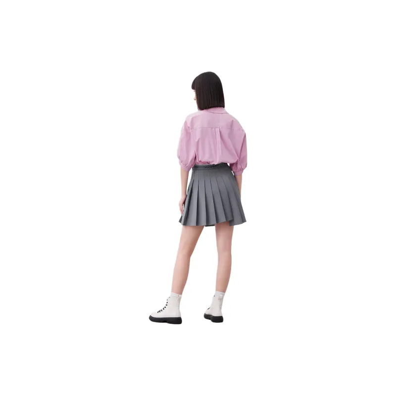 EICHITOO Casual Short Skirts Women's Dark Gray-2