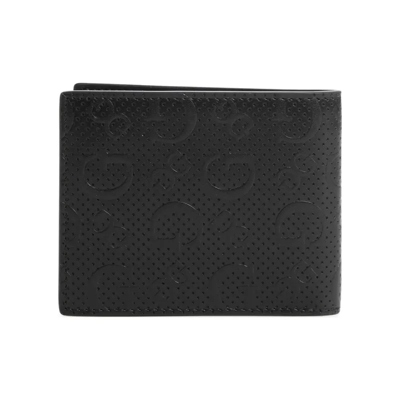 GUESS Artificial Leather Wallet Men's Black-1