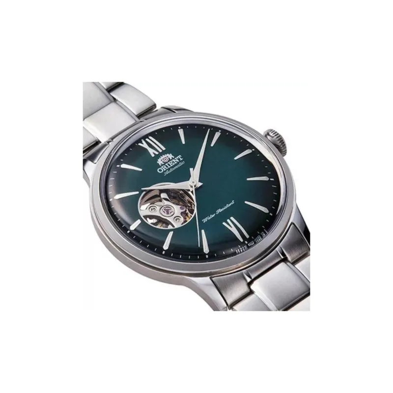 ORIENT Automatic Mechanical Movement Stainless Steel Strap Watch Men's Watches Green Dial-2