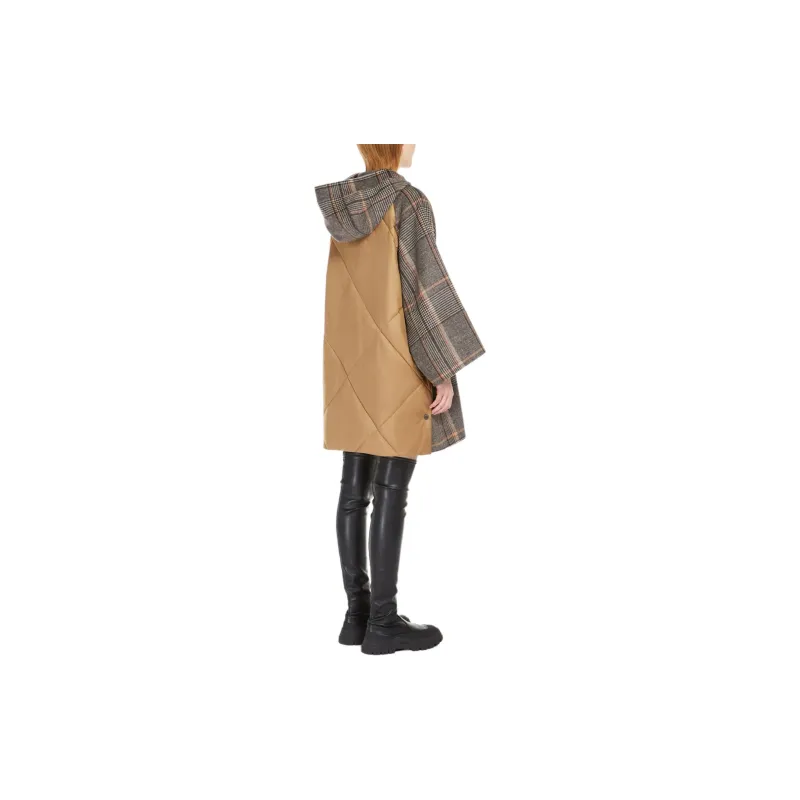 WEEKEND MaxMara Checked Buttoned Coat-3