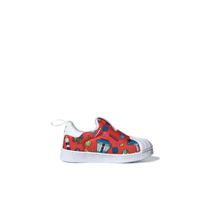 Adidas Originals Abrasion Resistant Low Top Toddler Shoes Red Infant And Toddler-1