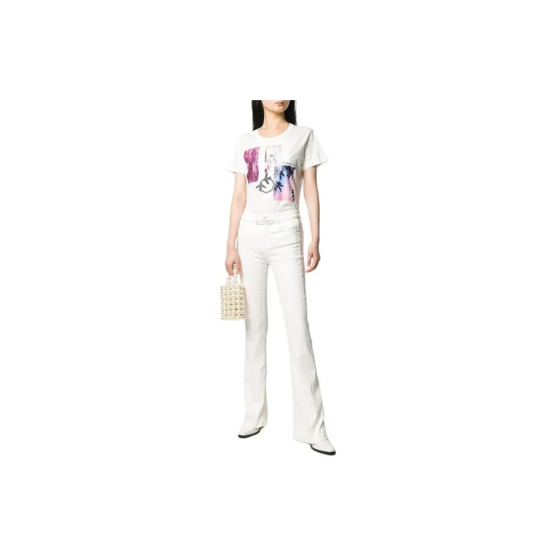 PINKO Regular T Shirt Women's White-1