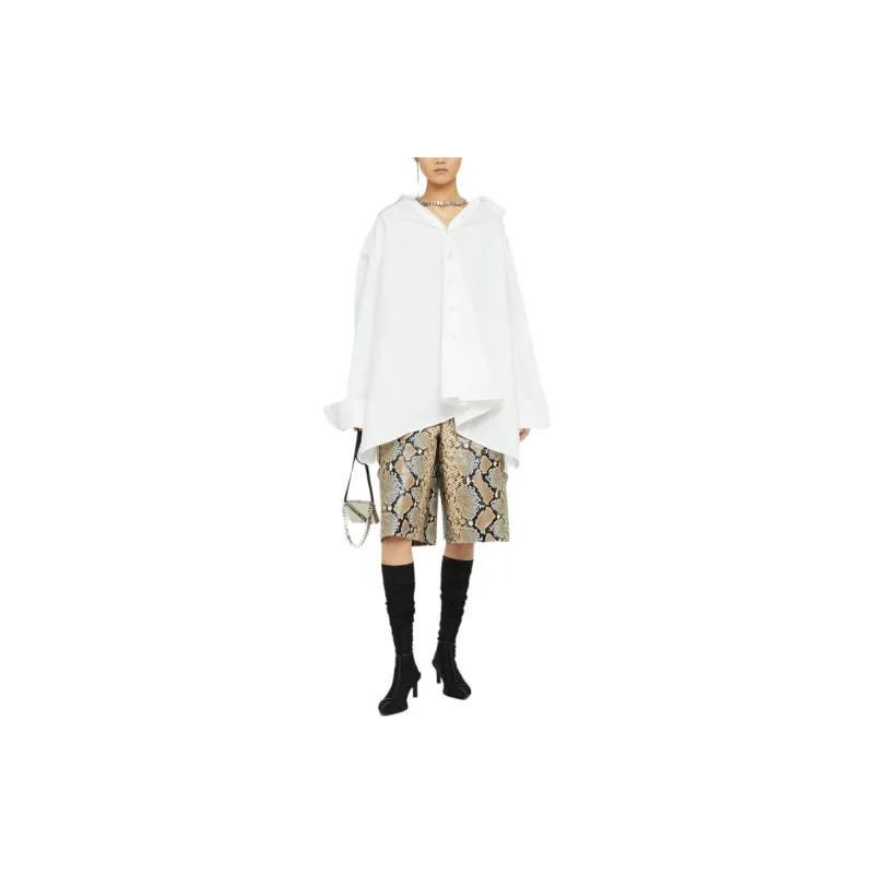 JIL SANDER Python Printed Bermuda Shorts-1