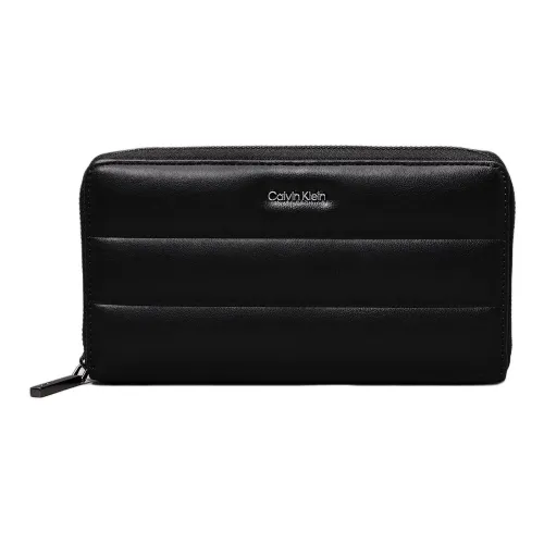 CALVIN contrast Artificial Leather Wallet Women's Black