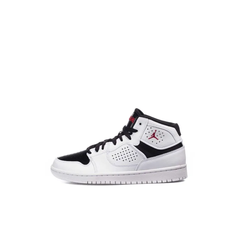 Jordan Access White Black University Red GS-0