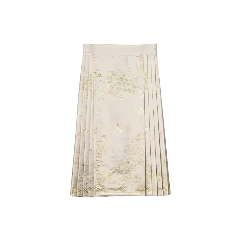 SNBL Casual Long Skirt Women's Beige-1