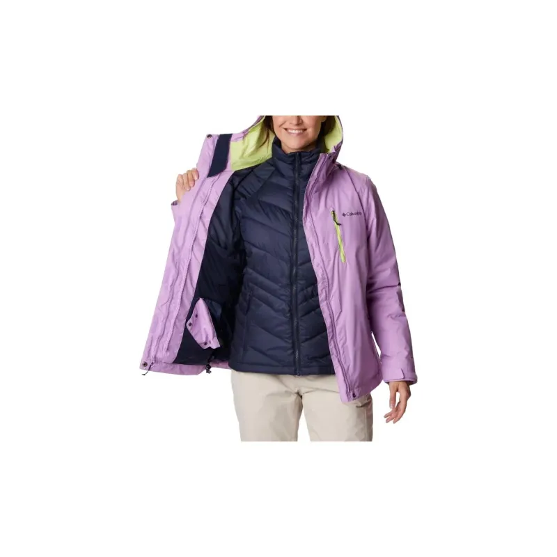 Columbia Windbreaker Jackets Women's Purple-6