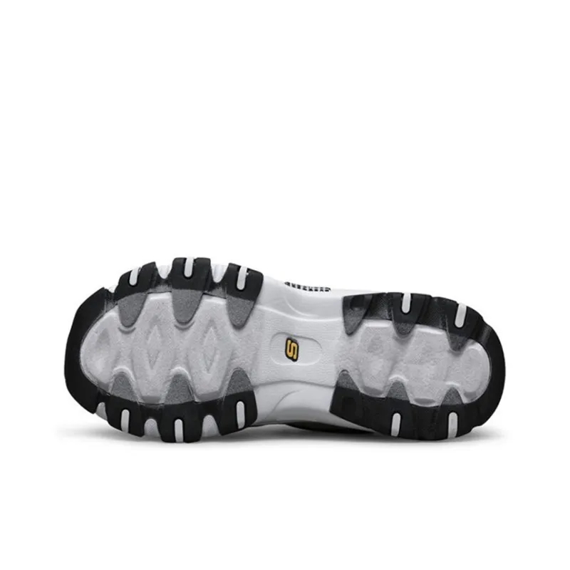 Skechers D'LITES Series Slip-Resistant Cushioning Wear-Resistant Kids Lifestyle Shoes White Multicolor Teenagers-4