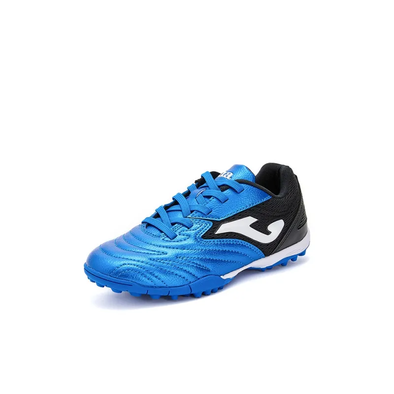 Joma Liga T1 Tf Wear Resistant Coverage Low Top Kids' Soccer Shoes Blue Black Kids'-2