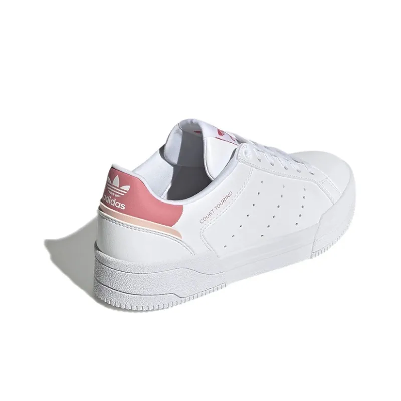 Adidas Court Tourino J 'White Hazy Rose'-3