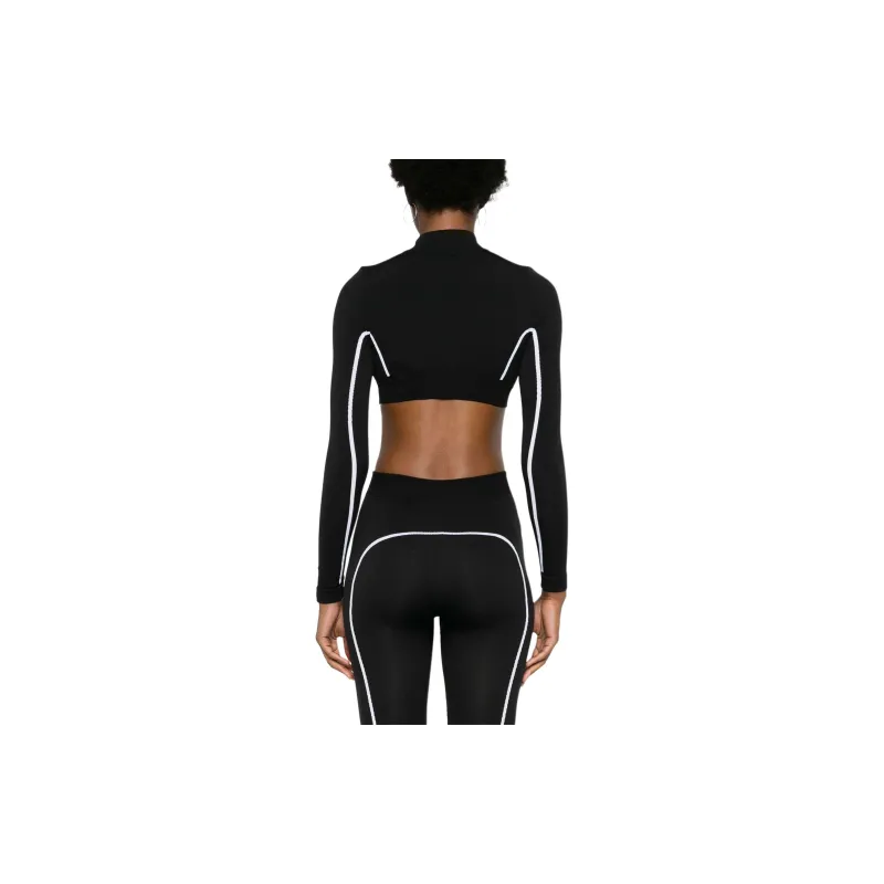 OFF WHITE Off Stamp Cropped Top-3