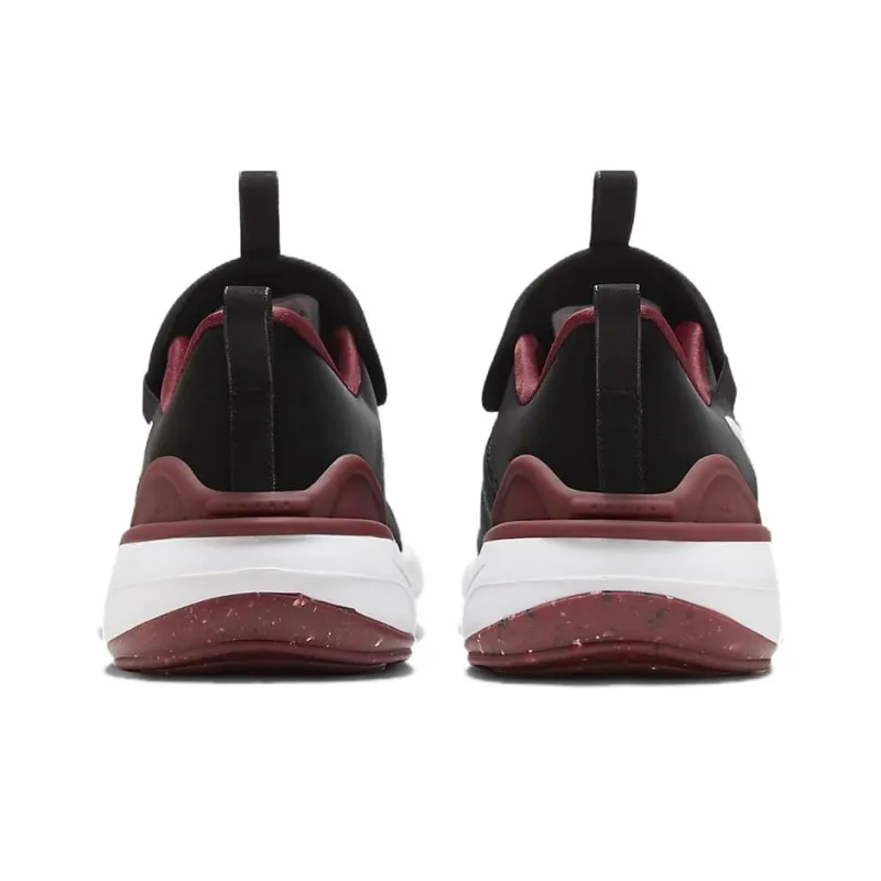 Nike E Series 1.0 GS Cushioning, Wear Resistant Low Top Kids' Running Shoes Black Red Unisex-3