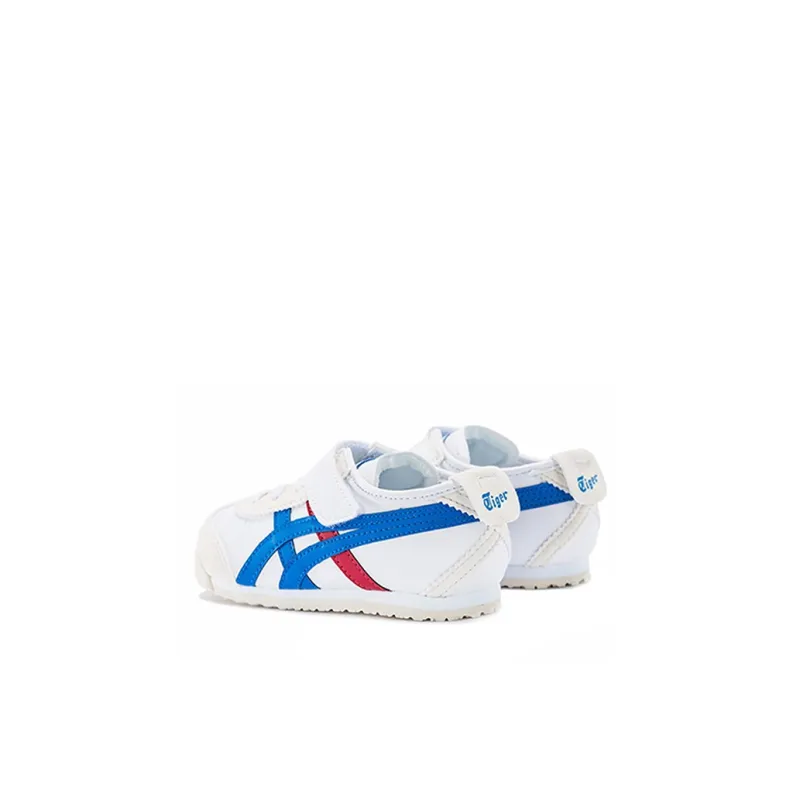 Onitsuka Tiger MEXICO 66 Anti Slip Wear Resistant Low Top Toddler Shoes White Blue Infant And Toddler-3
