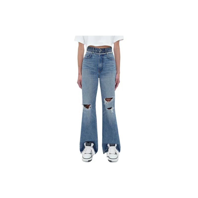 AMIRI Wide leg Cotton Jeans-2