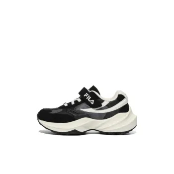 FILA KIDS Cushioning Wear-Resistant Kids Lifestyle Shoes Black White Kids'
