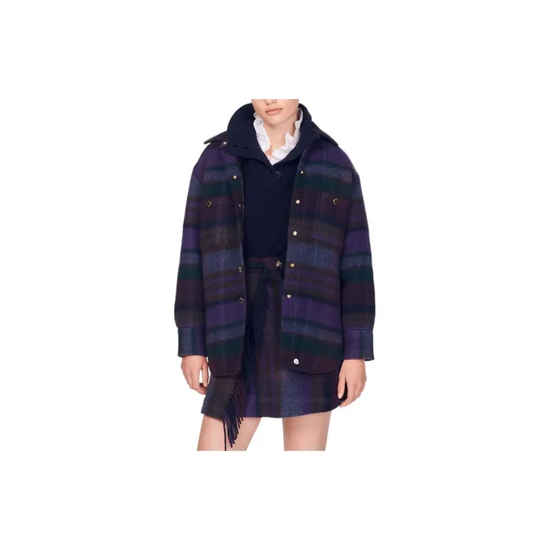 Sandro Jackets Women's Purple-3